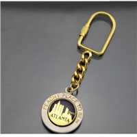 Unique design metal gift keychain promotional keychain souvenir keyrings