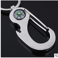Unique design metal keychain gift keychains compass keychains