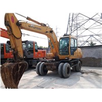 Used Hyundai R130W-5 Wheel excavator