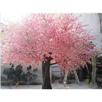 Wholesale artificial/fake/man-made peach blossom tree silk flower /artificial plant/wedding tree