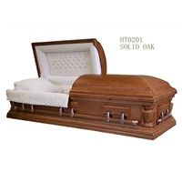 Wood Casket Manufacturer in China (HT-0201)