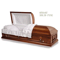 Wooden Casket & Coffin Manufacturer From China (HT-0107)