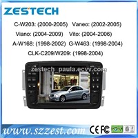 ZESTECH car dvd player with GPS Navigation for BENZ w203 2000-2005 stereo audio radio