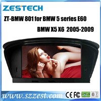 ZESTECH car dvd player with GPS Navigation for BMW 5 series E60 x5 x6 05-09 stereo audio radio
