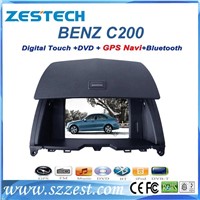 ZESTECH car dvd player with GPS Navigation for Benz C200 stereo audio radio