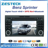 ZESTECH car dvd player with GPS Navigation for Benz Sprinter stereo audio radio