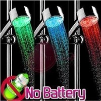 abs material led shower head