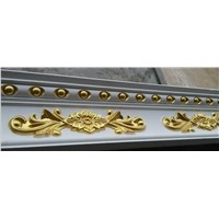 gold color gypsum ceiling crown mouldings