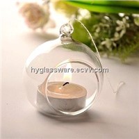 handmade glass ware glass candleholder