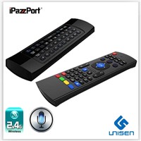 iPazzPort mini wireless keyboard for lg smart tv With IR Remote universal remote control keyboard