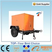 insulation oil recycling machine,trailer style, move easy,fully enclosed,waterproof,hi-tech systems