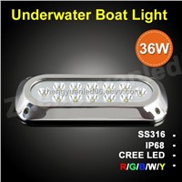 ip68 cree led  marine underwater light for boat