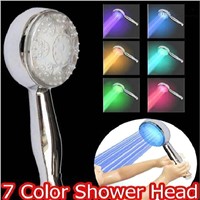 made in china LED light rain shower head