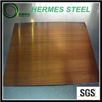 red bronze hairline stainless steel sheet
