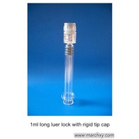 1ml long luer lock with rigid tip cap