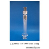 2.25ml luer lock with flexible tip cap