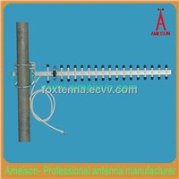 2.4 GHz 18 dBi heavy-duty extruded anodized Aluminum Yagi Antenna - with PR-SMA male cable