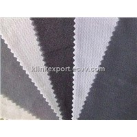 Elastic fusible interlining for suit