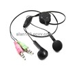 Retractable earphone used for laptop