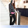 Korea Fashion Color Dots Lady Sports Suits Size L-4XL Good Quality Women Clothing Sets C13C09