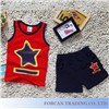 Sleeveless Star Pattern Front Children Boys Summer Suits Size 90-130 cm Z312101