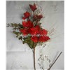 fancy artificial flowers bunch composed of silk flowers and leaves