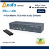 ACAFA VAS44 4-Port VGA  Matrix with Audio Switch & Remote