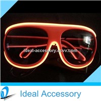 2014 Eyewear Carrera Style LED Shining Sunglasses For Night parties With Multi Color El wire Growing