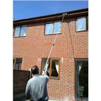 18ft Carbon Fibre Window Cleaning Poles , mixed carbon fiber telescopic pole for window washing