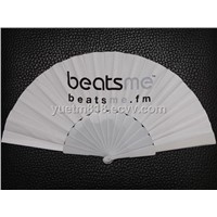 2014 Hot Selling Promotion Plastic Fabric Hand Fan