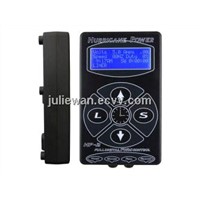2014 Newest hot sale Professional hp-2Hurricane Tattoo Power Supply black wholesale Factory