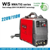 220V/110V Inverter dc tig mma welders WS 250D