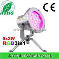 27w RGB3in1 LED Fountain Light,Tricolor LED Underwater Light(JP-95596)