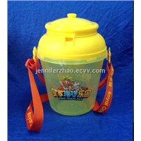2kg Popcorn Packaging Bucket ,Souvenir /Gift Plastic Container wtih Printing