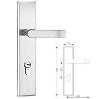 304 stainless steel gate door lock(HZ-S855148H)
