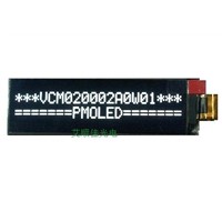 3.08 inch OLED display module with ZIF connecotor and White Color