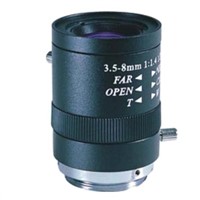3.5-8mm Mega Pixel Varifocal Manual Iris Lens