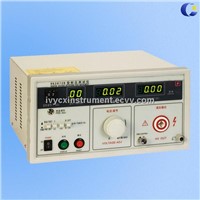5KV Hipot Tester with 100mA Leakage Current and 750VA transformer capacity