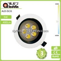 5w dimmable cob led ceiling downlight