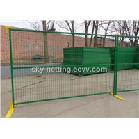 9.5'--10' Canada powder coated  temporary fence anping factory