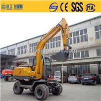 9t Middle Size Double Drive Wheel Excavator For Sale JG-90S