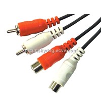 AV Cable (2plug to 2jack)