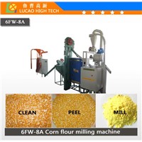 Automatic 6FW-8A maize flour milling machine with best price