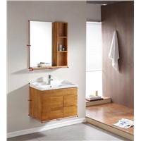 Bathroom cabinet,made of ceramic and solid wood