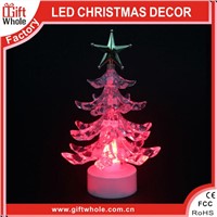 Battery/USB mini crystal decoration christmas tree