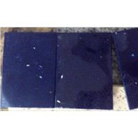 Blue in night quartz stone countertop table top