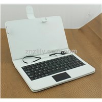 Bluetooth Keyboard+Touch Leather Case Cover+Flim For MID protctive Case ZNZ-K-220