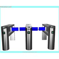 CE Approved with IR Sensor and Alarm Security Swing Gate Turnstile