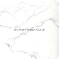 Calacatta, White marble tile, Glazed Polished, Floor Tile