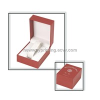 Cardboard watch gift box, glossy printed